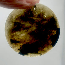 Load image into Gallery viewer, Aurora Borealis! Labradorite Sterling Silver Pendant| 2" Long | Green/Black |