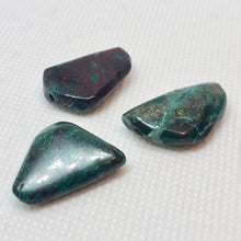 Load image into Gallery viewer, Natural Three Chrysocolla with Cuprite Beads 6253 - PremiumBead Primary Image 1