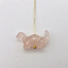 Load image into Gallery viewer, Dinosaur 2 Carved Rose Quartz Diplodocus Beads | 25x11.5x7.5mm | Pink - PremiumBead Alternate Image 4