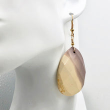 Load image into Gallery viewer, Desert Dune Purple Sky Natural Mookaite 14K Golf Filled Earrings | 2 3/4" Long |