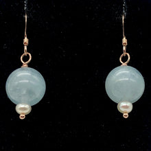 Load image into Gallery viewer, Aquamarine 14K Gold Filled Drop | 1 pair | Blue | 1 Earrings |