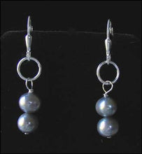 Load image into Gallery viewer, Moonlight in Venice Pearl & Silver Earrings 304490 - PremiumBead Alternate Image 2