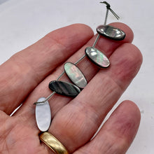 Load image into Gallery viewer, 5 Tahitian Mother of Pearl Shell 18x8mm Oval Drop Beads 4342