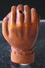 Load image into Gallery viewer, Hand of Buddha w/Dragon Carved Boxwood Ojime/Netsuke Bead - PremiumBead Alternate Image 2