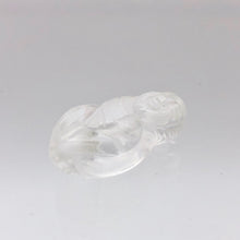 Load image into Gallery viewer, Intricately Carved Quartz Female Laughing Buddha Beads | 25x14x11.5mm | Clear - PremiumBead Alternate Image 2