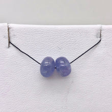 Load image into Gallery viewer, Rare Tanzanite Smooth Roundel Beads | 4 Beads | 6-6.9mm| Blue | ~ 6 cts | 10387A - PremiumBead Alternate Image 4
