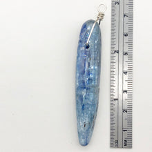 Load image into Gallery viewer, 102cts! Organic! 64x14x12mm Blue Kyanite Pendant Wire Wrap Pendant | 2 15/16" |