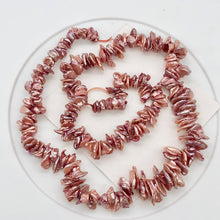 Load image into Gallery viewer, Ballerina Pink Keishi FW Pearl Strand | 9x5x2mm | Rose | Keishi | 80+ pearls | - PremiumBead Alternate Image 5