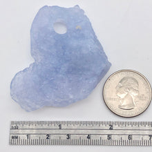 Load image into Gallery viewer, 158cts Blue Chalcedony Natural & Untreated Designer Pendant Bead - PremiumBead Alternate Image 5