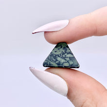 Load image into Gallery viewer, Shine 2 Hand Carved Kambaba Jasper Pyramid Beads, 16x16x11mm, Green 9289KJ - PremiumBead Alternate Image 5