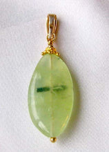 Load image into Gallery viewer, Mint! Green Prehnite Tapered Oval 12Kgf Pendant! 503143B - PremiumBead Alternate Image 2