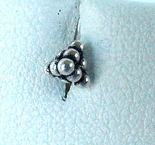 Load image into Gallery viewer, 6 Handmade Sterling Silver Pyramid Dot Headpins 004006 - PremiumBead Alternate Image 3