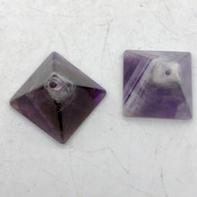 Load image into Gallery viewer, Contemplation Amethyst Pyramid Figurine | 1/2" Tall. 7/8" Base | Purple - PremiumBead Alternate Image 6