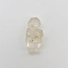 Load image into Gallery viewer, FERTILE! Carved Quartz Goddess of Willendorf Figurine | 20x10x9mm | Clear - PremiumBead Alternate Image 8