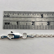 Load image into Gallery viewer, 24" Italian Made 7.4 Grams of Solid Sterling Silver 2mm Rope Chain 103494(24)