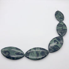 Load image into Gallery viewer, 1 Green Kambaba Swirling Nebula Jasper 66x34mm Pendant Marquis Bead 8716B - PremiumBead Alternate Image 2