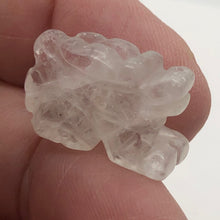 Load image into Gallery viewer, Powerful Carved Quartz Winged Dragon Figurine | 21x14x9mm | Clear