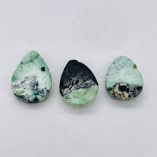 Load image into Gallery viewer, 3 Mint Green Turquoise Teardrop Pendant Beads 7417