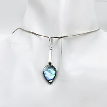 Load image into Gallery viewer, Labradorite Sterling Silver Drop Pendant | 1 5/8" |