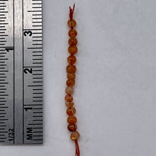 Load image into Gallery viewer, Sunstone Parcel of Round Beads | 3 mm | Orange | 15 Beads |
