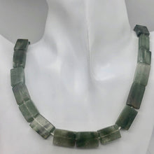 Load image into Gallery viewer, Natural graduated Rutilated Quartz strand | 20x11x6 - 15x8x5 | Green| Rectangle| - PremiumBead Primary Image 1