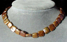 Load image into Gallery viewer, Rare Burning Bronze Square Coin FW Pearl Strand 105218 - PremiumBead Primary Image 1
