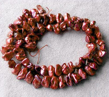 Load image into Gallery viewer, Coppery Warm Raspberry 12 Keishi Pearls 8088 - PremiumBead Primary Image 1