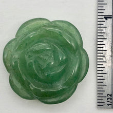 Load image into Gallery viewer, Aventurine Carved Rose Worry-stone Figurine | 20x6mm | Green