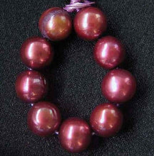 Load image into Gallery viewer, Golden Raspberry 7-9x7.5mm FW Pearl Strand 108315 - PremiumBead Alternate Image 3