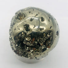 Load image into Gallery viewer, Pyrite Scry Crystal Round | Golden | 1 Sphere | 39mm | 118g |