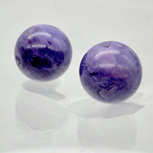 Load image into Gallery viewer, Charoite Round Beads | 12mm | Purple | 2 Bead(s)