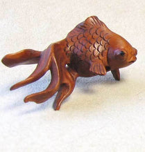 Load image into Gallery viewer, Carved & Signed Pisces Koi Fish Boxwood Ojime/Netsuke Pendant - PremiumBead Alternate Image 10