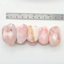 Load image into Gallery viewer, Pin Cushion Faceted Peruvian Opal Stretchy Bracelet | 7" | Pink | 9 beads | - PremiumBead Alternate Image 2