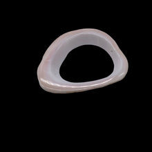 Load image into Gallery viewer, 1 Pink Conch Shell 37x36mm to 45x43mm Picture Frame Bead 9831