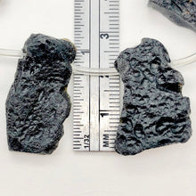 Load image into Gallery viewer, Princess of The Universe! Tektite Bead Strand | 35x18x8 to 27x10x6mm | 20 Beads|