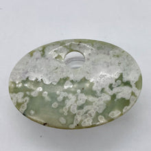 Load image into Gallery viewer, Harmony Stone Oval Centerpiece Bead - Snowy Forests | 63x45x8mm | 1 Bead |