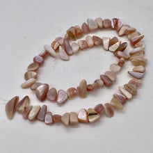 Load image into Gallery viewer, Pink Mother of Pearl Shell Briolette Bead Strand 103145