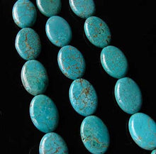 Load image into Gallery viewer, Turquoise Howlite 25x18mm Oval Bead Strand 110172 - PremiumBead Alternate Image 3