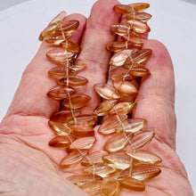 Load image into Gallery viewer, Oregon Sunstone Fancy Marquise Bead Strand | 19x8x4 to 13x5x3 mm | Orange | 60 |