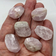 Load image into Gallery viewer, Chatoyant Pink Lilac Kunzite Faceted Nugget Bead| 1 Bead| 28x22x10 to 22x20x10mm