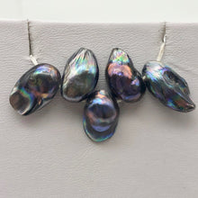 Load image into Gallery viewer, Hot Flaming Comet! Peacock Pearl Blister Strand - PremiumBead Alternate Image 10