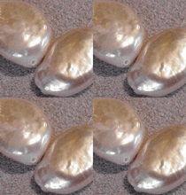 Load image into Gallery viewer, Oval/Teardrop 2 Creamy Freshwater Coin Pearls 4456 - PremiumBead Alternate Image 10