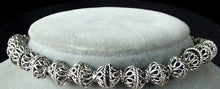 Load image into Gallery viewer, Wedding Bell 4 Filagree 9x5mm Silver Bead Caps 4016 - PremiumBead Primary Image 1