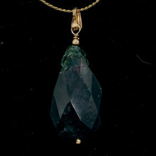 Load image into Gallery viewer, Hand Made Bloodstone Focal Pendant with 14K Gold Filled Findings | 1 1/2" Long