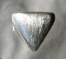 Load image into Gallery viewer, 1 Bead of Brushed 5.5 Grams Sterling Silver Triangle Bead 7226 - PremiumBead Alternate Image 2