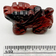 Load image into Gallery viewer, Brecciated Jasper Hand Carved Winged Dragon Figurine | 22x13.5x8mm | Red
