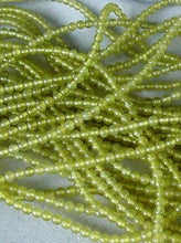 Load image into Gallery viewer, 9 Gemmy Chartreuse Serpentine 4mm Round Beads 004995P - PremiumBead Alternate Image 2
