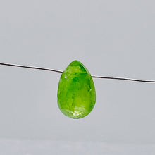 Load image into Gallery viewer, Garnet Grossular Flat Faceted Briolette Pendant Bead | 8x6x4mm(2.4ct) |Green | 1