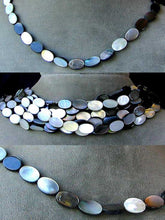 Load image into Gallery viewer, Hot Tahitian Mother of Pearl Flat Oval Bead Strand 104354 - PremiumBead Alternate Image 4
