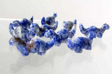 Load image into Gallery viewer, Dinosaur 2 Carved Sodalite Diplodocus Beads - PremiumBead Alternate Image 2